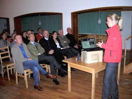 Sabrina Klehenz informierte über die Entwicklungen in Gaschurn-Partenen.