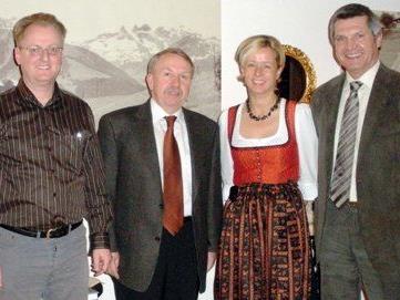 Bgm. Vallaster, Minister Rau, Fernblick-Chefin Claudia Zudrell, LR Stemer (v.l.).