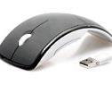 Bogen des Triumphs: Die neue coole Arc Mouse von Microsoft. Bogen des Triumphs: Die neue coole Arc Mouse von Microsoft.