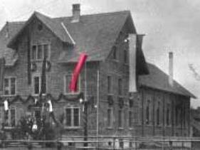 Das Vereinshaus bei der Eröffnung im Jahr 1911