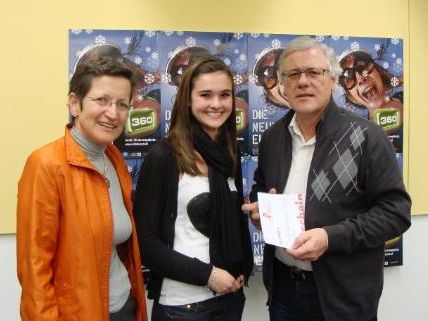 : Laura Ludescher aus Wolfurt konnte sich über zwei Tageskarten vom 3TälerPass freuen. : Laura Ludescher aus Wolfurt konnte sich über zwei Tageskarten vom 3TälerPass freuen.