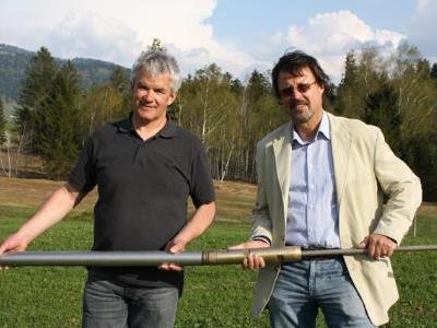 Bgm. Arnold Hirschbühl und Prof. Klaus Hoeggl