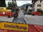 Die Asphaltierungsarbeiten an der Alten Landstraße haben bereits begonnen Die Asphaltierungsarbeiten an der Alten Landstraße haben bereits begonnen