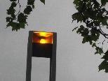 Visuelle Sturmwarnung: Leuchtturm Bregenz