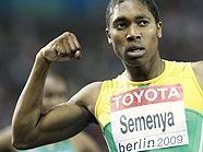 800-Meter-Weltmeisterin Caster Semenya 800-Meter-Weltmeisterin Caster Semenya