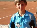 Gabriel Pfanner zeigte seine Qualitäten auf dem Tenniscourt. Gabriel Pfanner zeigte seine Qualitäten auf dem Tenniscourt.