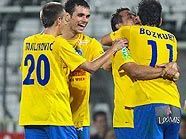 Vienna feiert den Sieg in der Südstadt Vienna feiert den Sieg in der Südstadt