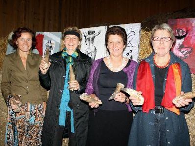 Angelika Stark, Martha Niederacher, Sabine Lingenhöle-Rainer und Evy Halder. Angelika Stark, Martha Niederacher, Sabine Lingenhöle-Rainer und Evy Halder.