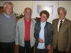 Bezirksobmann Dr. Josef Oswald, Obmann Rudi Rinderer, Anni Gort und Landesobmann Dr. Gottfried Feurstein Bezirksobmann Dr. Josef Oswald, Obmann Rudi Rinderer, Anni Gort und Landesobmann Dr. Gottfried Feurstein