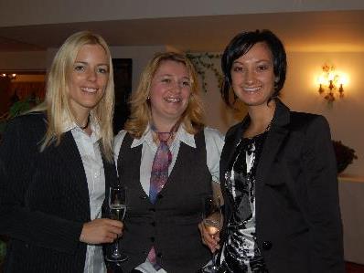 Die drei PR- Ladies der Raiffeisenbanken hatten diesen Abend organisiert.