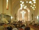 Es brauche lebendige Steine, die diese Gemeinde, diese Kirche aufbauen, sagte Generalvikar Elbs beim 75-Jahr-Jubiläum der Bludenzer Heilig-Kreuz-Kirche.