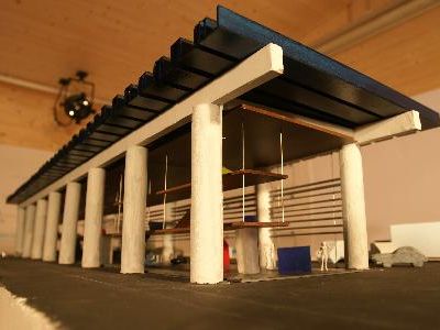 Modell des "Werkraumhauses" Modell des "Werkraumhauses"