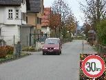 Bild: Auf der Kapfstraße könnte ev. zur Gänze Tempo 30 eingeführt werden.