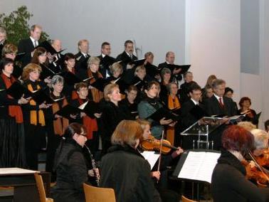 Das Collegium Vocale Lustenau beim Haydn-Konzert.