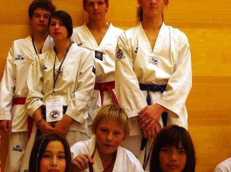 Erfolgreich in Telfs-Taekwondogruppe aus Nenzing