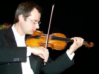 Felix Gargerle an der Geige