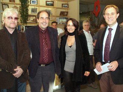 Filmemacher reinhold Bilgerie, F.F. Türtscher, Angelika Kopf- Bilgeri, Christian Schützinger Filmemacher reinhold Bilgerie, F.F. Türtscher, Angelika Kopf- Bilgeri, Christian Schützinger