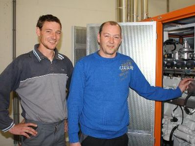 Betriebsleiter Reinhard Hammerer und Stellvertreter Richard Hammerer betreuen die ARA in Egg Betriebsleiter Reinhard Hammerer und Stellvertreter Richard Hammerer betreuen die ARA in Egg