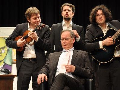 Die Strottern zogen das Publikum in ihren Bann. Die Strottern zogen das Publikum in ihren Bann.