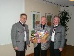 Chorleiter Gilbert Hämmerle wurde für 50-jährige Mitgliedschaft geehrt.