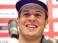 Daniel Albrecht (SUI) bei der Pressekonferenz in Kitzbühel Daniel Albrecht (SUI) bei der Pressekonferenz in Kitzbühel