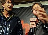 Dominic Heinzl und ORF-Generaldirektor Alexander Wrabetz Dominic Heinzl und ORF-Generaldirektor Alexander Wrabetz