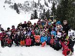Fast 50 Kids nahmen am Kinderschikurs des SK Rankweil teil.