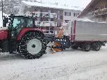 Der Schneeladewagen ist in Lech erfolgreich im Einsatz. Der Schneeladewagen ist in Lech erfolgreich im Einsatz.