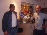 Obmann Manfred Dünser und Andreas Schnegg. Obmann Manfred Dünser und Andreas Schnegg.