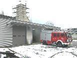 Bild: Der Bau des Gerätehauses der Ortsfeuerwehr Tosters ist weit fortgeschritten.