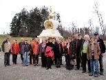 Das Stupa auf der Letze  wurde 1987 im Gedenken an Gesche Rabten Rinpotsche errichtet und ist eine symbolische Darstellung des Geistes eines Buddha