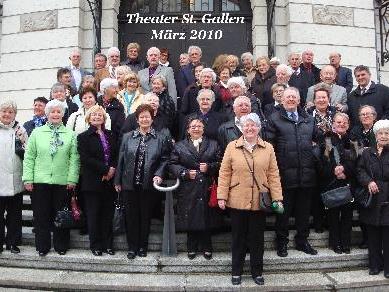 Der Seniorenclub Bludenz besuchte das Theater in St. Gallen.