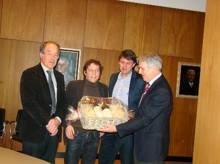 Die Fraktionsobleute bedankten sich beim Bürgermeister für sein Wirken für die Marktgemeinde Lustenau.