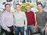 Dietmar Amann, Marc Brugger, Norbert Mathis und Clemens Drexel (v.l.) vom Sport-Projektteam.