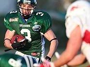 Dragons-RB Andrej Kliman war von den Salzburgern nicht zu stoppen Dragons-RB Andrej Kliman war von den Salzburgern nicht zu stoppen