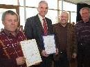 Goldenes Ehrenzeichen des Pensionistenverbandes für Gerold Zerlauth und Guntram Messner