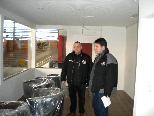 Jürgen Bildstein und Philip Mayer von der FBI VEU Feldkirch in den neuen Räumlichkeiten