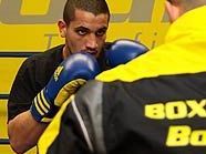 Marcos Nader beim Training im "Bounce" in Wien-Ottakring Marcos Nader beim Training im "Bounce" in Wien-Ottakring