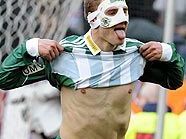 Nikica Jelavic jubelt über das 2:0 Nikica Jelavic jubelt über das 2:0