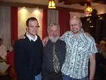 (v.l.) Chorleiter Paul Faderny, Obmann Paul Margreitter und Obmann Stellvertreter Michael Bartel bei der JHV. (v.l.) Chorleiter Paul Faderny, Obmann Paul Margreitter und Obmann Stellvertreter Michael Bartel bei der JHV.