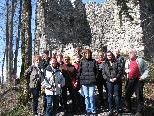 Autoren des "Lorünser Literaturkreises Klopfzeichen" erwanderten sagenhafte Schauplätze Autoren des "Lorünser Literaturkreises Klopfzeichen" erwanderten sagenhafte Schauplätze