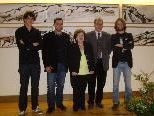 Johannes Bauer, Wolfgang Maier, Evelyn Pfanner, Bgm. Helmut Lampert und Johannes Lampert Johannes Bauer, Wolfgang Maier, Evelyn Pfanner, Bgm. Helmut Lampert und Johannes Lampert