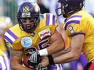 Wikinger Josiah Cravalho und Chris Gross wollen auch in Tirol glänzen Wikinger Josiah Cravalho und Chris Gross wollen auch in Tirol glänzen