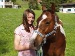 Alina mit Paint -  Horse Snipy Man
