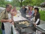 Augusto Clerici verwöhnte die Besucher mit saftigen Filets