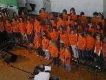 Davidino-Präsentation in Altach - über 180 Kinder sangen gemeinsam