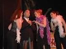 Eva Amann, Sabrina Kroeger, Marion Plaickner und Erich Manser singen die "Old Fashioned Melody" aus dem Musical HAIR