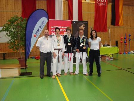 Karateclub Blumenegg erfolgreich beim Turnier in Dornbin