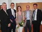 Mag. Wolfgang Türtscher, Mag. Stephan und Mag. Julia Schmid, HR Albert Skala, Dr. Gerold Amann