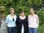 Neues Leitungsteam der Bücherei Muntlix: Priska Bickel, Waltraud Böckle und Karin Lampert (vlnr)